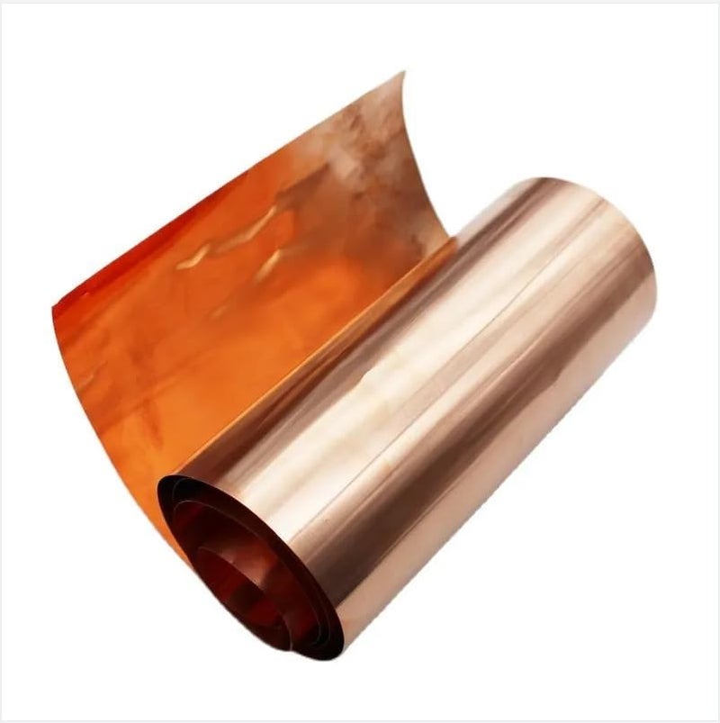 MTTHAHA Pure Copper Sheet Roll, Copper Flashing General Use or Roofing Flashing Roll - DIY (24Ga10 Width, 5FT) - Image 3